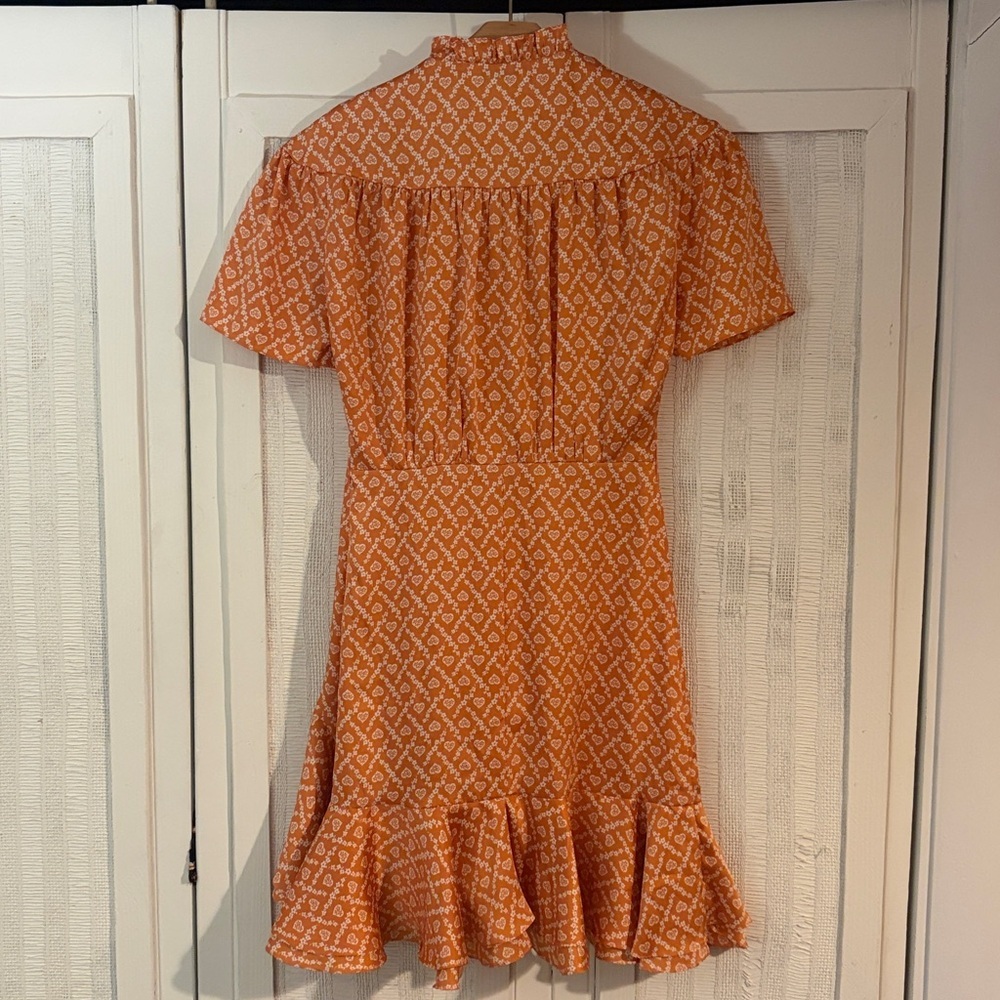Suzen Asymmetric Ruffle Mini Dress size small - Picture 8 of 9